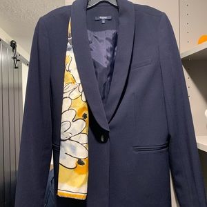 Blaze trails with this navy blazer